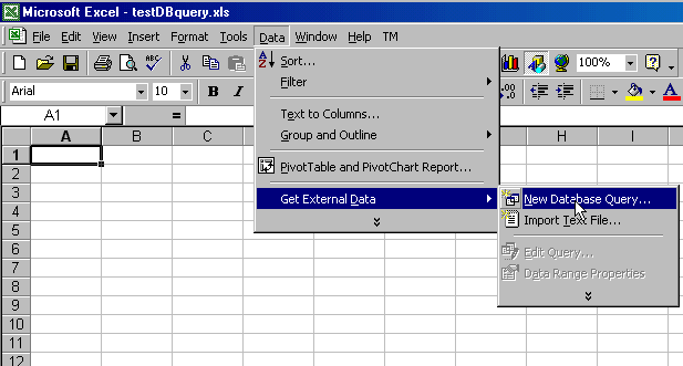 excel query